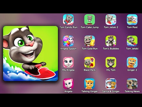 Talking Tom Jetski (2015) Latest New Version Mobile Gameplay - Android Game Review