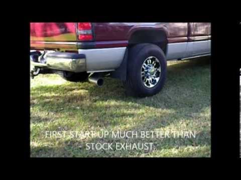 Cummins Dodge Diamond Eye exhaust 4" Trubo back,Issues & fixes.