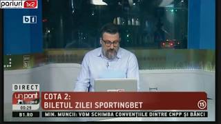BILETUL ZILEI SPORTINGBET: Extragem pentru al 3-lea “combo” câștigător consecutiv!