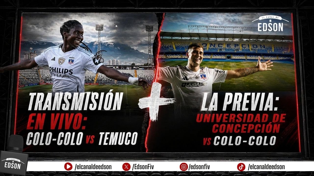 ⚪⚫EN VIVO | COLO COLO FEMENINO VS TEMUCO + LA PREVIA UNIVERSIDAD DE CONCEPCIÓN VS COLO-COLO ⚽⚪⚫