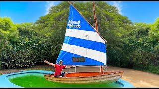 The BOAT got a MOTOR: the SAIL! (Ep. 4)