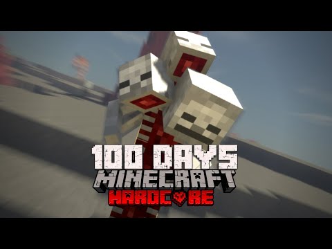 I survived 100 Days of HARDCORE Minecraft in the Last Days of Humanity, here’s what happened.