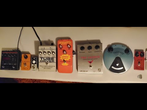 my David Gilmour Pink Floyd pedal board.