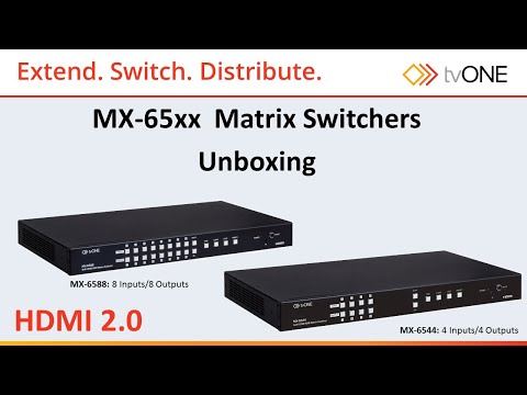 tvONE MX-65XX Unboxing