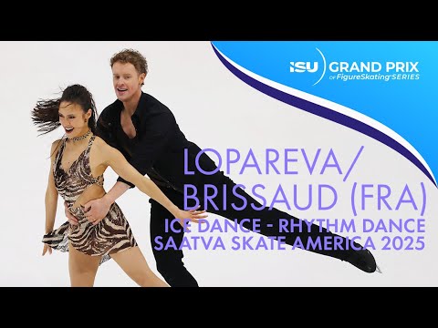 Madison CHOCK / Evan BATES | Ice Dance Rhythm Dance | Saatva Skate America 2025 | #GPFigure