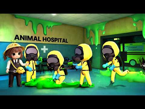 ADA PASUKAN PEMBERSIH CAIRAN HIJAU DI UPDATE TERBARU ANIMAL HOSPITAL | MABAR ROBLOX