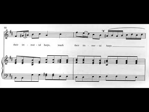 Let The Bright Seraphim (Samson - G.F. Händel) Score Animation