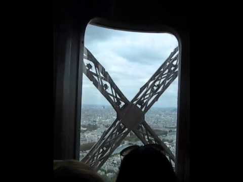Elevator Ride to the top of the Eiffel Tower