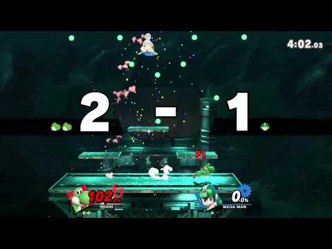 Early Smash Ultimate MegaMan vs Yoshi