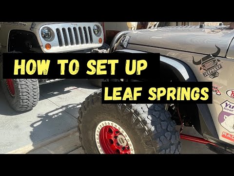 LEAF SPRING SUSPENSION - Project Maple Leaf Jeep Build (no. 14)