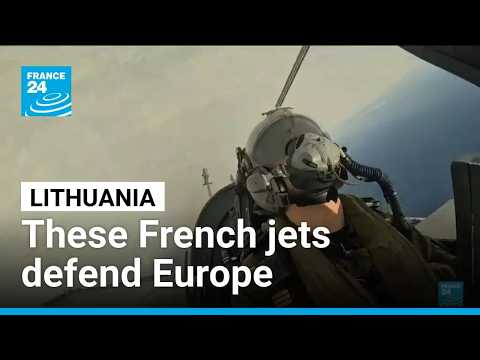 Aboard French fighter jets defending European borders from Russia