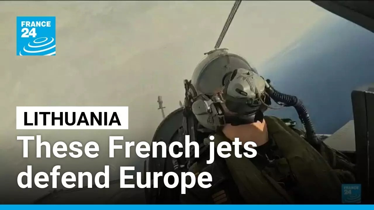 Aboard French fighter jets defending European borders from Russia • FRANCE 24 English