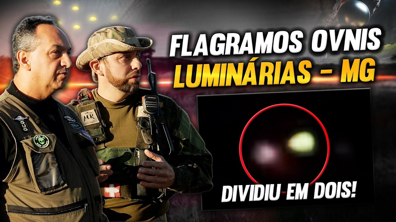 GRAVAMOS OVNIS NA SERRA DAS LUMINÁRIAS!