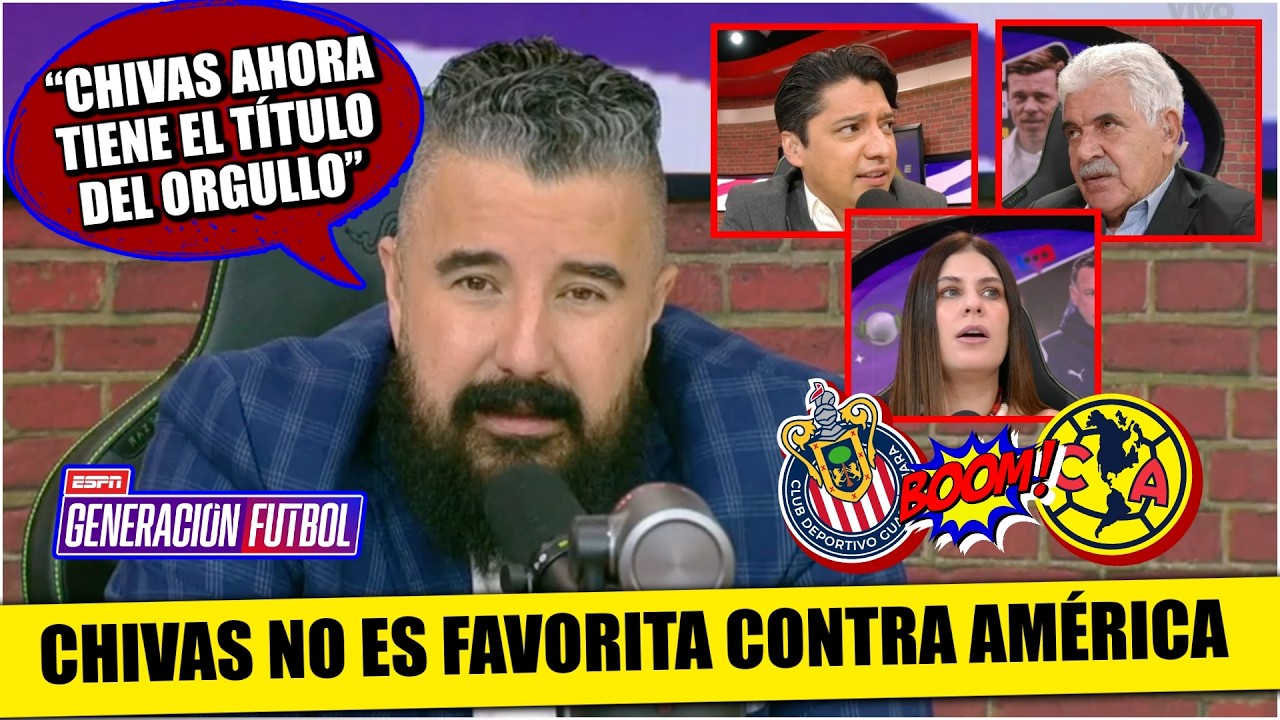 CHIVAS ESTÁ LISTA, PERO PARA PERDER. Se topará con pared vs AMÉRICA: sentenció Álvaro | Generación F