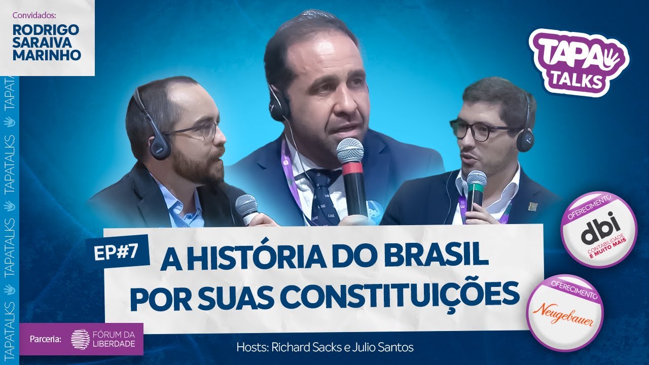 Tapa Talks 07 - Lançamento do livro "A história do Brasil por suas constituições"