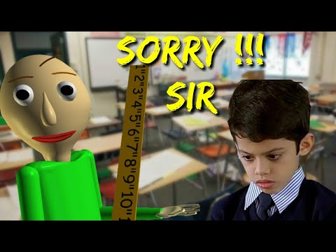 Sabse Darawana Teacher - Baldi Basics Horror Game (scary Reactions)