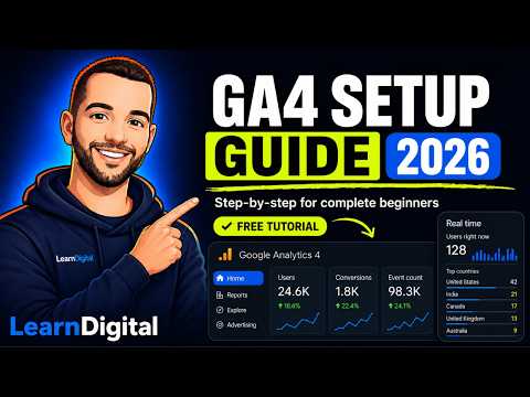 How to Set Up Google Analytics 4 for a New Website in 2026 video thumbnail