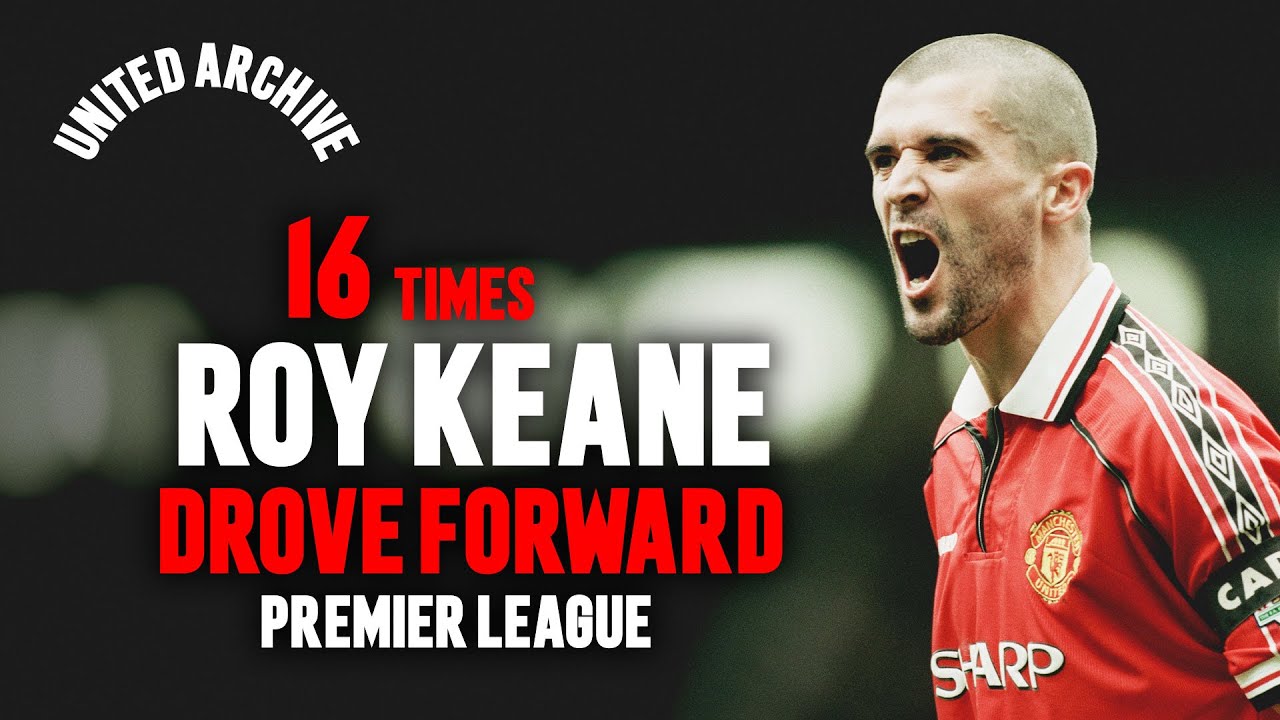 16 Times Roy Keane Drove Forward To Score! | United Archive 🎞️