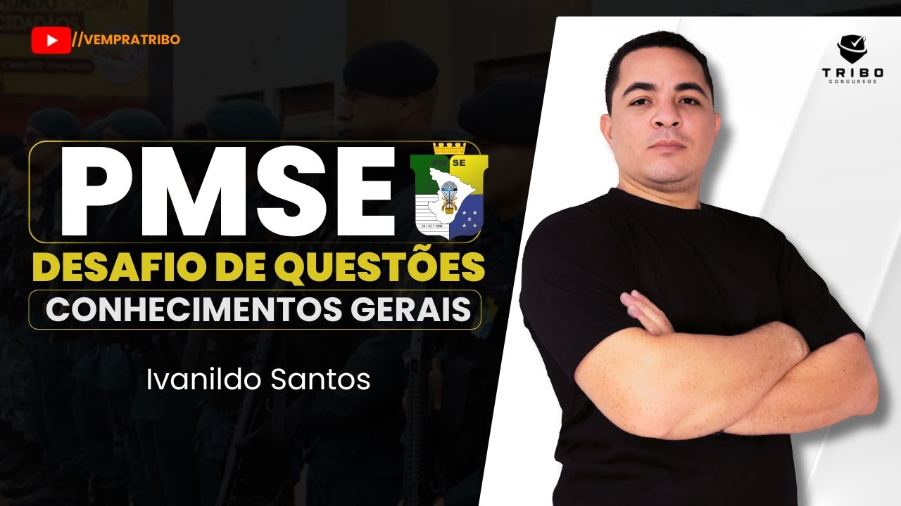 PMSE: DESAFIO DE QUESTÕES | CONHECIMENTOS GERAIS - Prof. Ivanildo Santos.