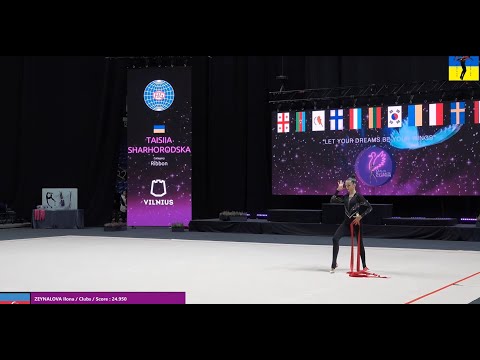 Taisiia Sharhorodska Ribbon Final 26,050 6th - Dalia Kutkaite Cup 2024, Vilnius