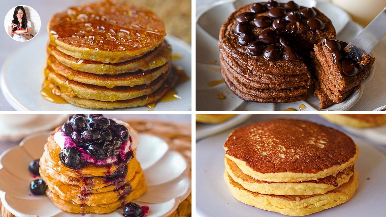 Pancakes para Desayunar! - Sin Harina, Sin Azúcar, Sin Gluten! | Auxy