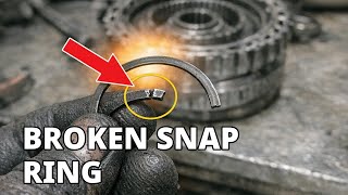 Cadillac XT6 9T65 Transmission Shudder: Snap Ring Failure Explained