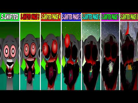 Incredibox Sprunki: 5-shifted Phase 3 Vs Phase 4 Vs Phase 5 Vs Phase 6 Vs Phase 7 Vs Phase 8