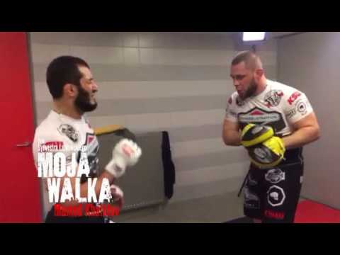 Z planu filmu Sylwestra Latkowskiego "Moja walka. Mamed Khalidov" (1)