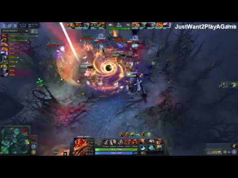 HIGHLIGHTS [MidOne] Dota2 Ember ft 5 Man Blackhole  100% Splash with Battlefury & Empower