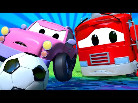 Der Streifenwagen in Autopolis - Fifa Spezial Folge - Der Fluß - Autopolis 🚒 Cartoons für Kinder 🚓