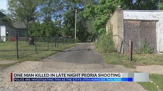 Peoria’s 19th homicide of 2022 under investigation