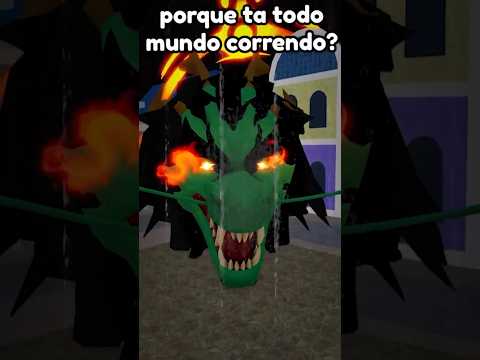 ELES ESTÃO FUGINDO DELE.... 💀 no BLOX FRUITS #roblox #bloxfruits #robloxedit #shorts