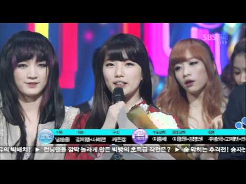 [Clip] 120304 Thanks Speech @ InkiGayo