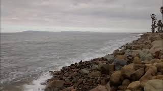 rocky shore ocean sounds relaxation 20 minutes