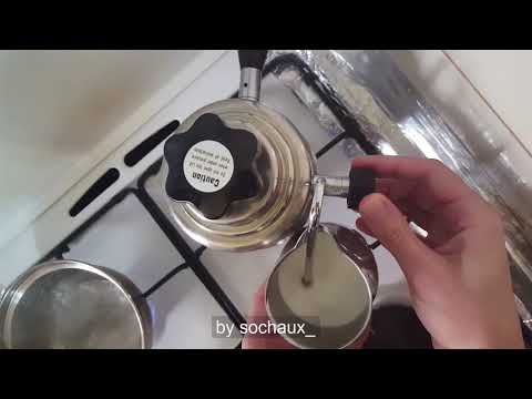 Bellman CX-25S milk steaming and pouring for latte art