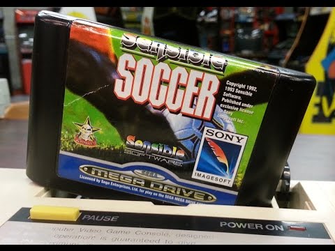 Classic Game Room - SENSIBLE SOCCER review for Sega Mega Drive