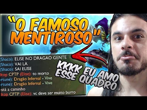 O FAMOSO MENTIROSO #4 - SHACO DOS BAITS E DEIXANDO TODOS MALUCOS KKK  - GAMEPLAY