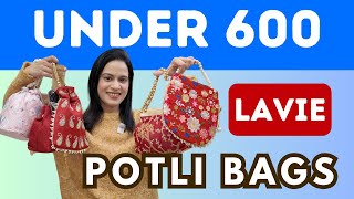 LAVIE  POTLI BAGS FOR WEDDING & FESTIVE LOOK 💃 POTLI HAUL AMAZON BLACK FRIDAY CYBER MONDAY SALE 2025