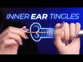 ASMR DEEPEST Inner Ear Tingles 3D Ear Canal Eardrum Brain Penetrating Scraping No Talking