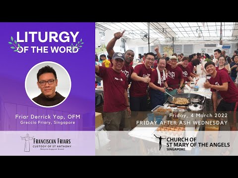 Liturgy of the Word - Friday after Ash Wednesday - 4 March 2022