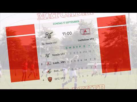 Sp Neede Vr 1- Lochuizen Vr1 beker 2017