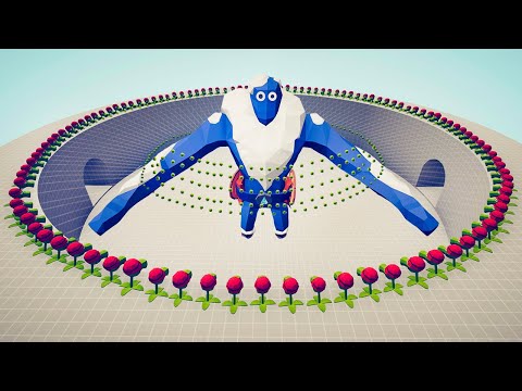 PEA SHOOTERS CIRCLE vs UNITS | TABS Totally Accurate Battle Simulator