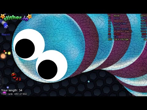 Slither.io A.I. Epic Skin Slitherio Best Gameplay - Ninja Skin - Slither.io Vip - World Record