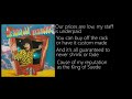 "Weird Al" Yankovic - King of Suede (lyrics)