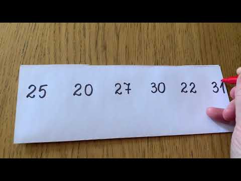 Numerele naturale de la 20 la 31 - MEM ( partea a II-a)