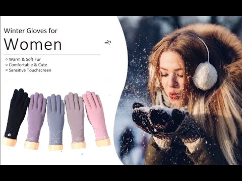 REFFER Solid Winter Women Gloves