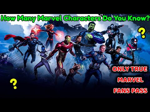 GUESS THE MARVEL CHARACTER challenge | ONLY TRUE MARVEL FANS WILL  PASS! - Mind Check