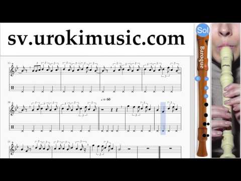 Lär Dig Spela Blockflöjt (Barock) Lukas Graham - 7 Years Tabs Nybörjare Del 2 um-i492