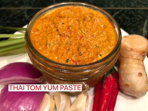 How to make Thai Tom Yum Paste. Easy & Simple. Perfect for Soups, Noodles, Stir Fried.Try this...