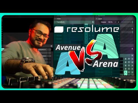 Choose between Resolume Arena VS Avenue! VJ Tips! 🤓😎